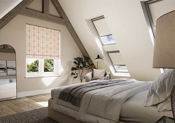 Petal & Block Jaipur Stripe, Dhara - Twist&Fit Roman Blind - Image 7